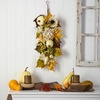 image:imageNearly Natural 33 Fall Sunflower Hydrangea Pumpkin Artificial Teardrop