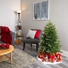 image:imageNearly Natural 4ft Small PreLit Fir Artificial Christmas Tree 150 LEDsGreen