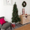 image:imageNearly Natural 4ft Small PreLit Fir Artificial Christmas Tree 150 LEDsGreen