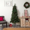 image:imageNearly Natural 4ft Small PreLit Fir Artificial Christmas Tree 150 LEDsGreen
