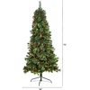 image:imageNearly Natural 4ft Small PreLit Fir Artificial Christmas Tree 150 LEDsGreen