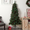 image:imageNearly Natural 4ft Small PreLit Fir Artificial Christmas Tree 150 LEDsGreen