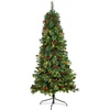 image:imageNearly Natural 4ft Small PreLit Fir Artificial Christmas Tree 150 LEDsGreen
