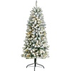 image:imageNearly Natural 4ft Small PreLit Fir Artificial Christmas Tree 150 LEDsGreen