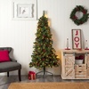 image:imageNearly Natural 4ft Small PreLit Fir Artificial Christmas Tree 150 LEDsGreen