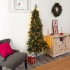 image:imageNearly Natural 4ft Small PreLit Fir Artificial Christmas Tree 150 LEDsGreen