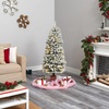 image:imageNearly Natural 4ft Small PreLit Fir Artificial Christmas Tree 150 LEDsGreen