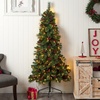 image:imageNearly Natural 4ft Small PreLit Fir Artificial Christmas Tree 150 LEDsGreen