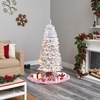 image:imageNearly Natural 4ft Small PreLit Fir Artificial Christmas Tree 150 LEDsWhite
