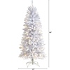 image:imageNearly Natural 4ft Small PreLit Fir Artificial Christmas Tree 150 LEDsWhite