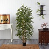 image:imageNearly Natural 64 in Artificial Bamboo Tree with 7 Natural Trunks