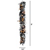 image:imageNearly Natural 6ft Black Artificial Halloween Garland with Creepy Hands