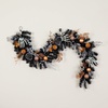 image:imageNearly Natural 6ft Black Artificial Halloween Garland with Creepy Hands