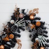 image:imageNearly Natural 6ft Black Artificial Halloween Garland with Creepy Hands