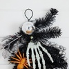 image:imageNearly Natural 6ft Black Artificial Halloween Garland with Creepy Hands