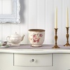 image:imageNearly Natural 75 in Tuscan Ceramic Floral Print Planter for Decor
