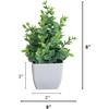 image:imageNearly Natural 8 in Artificial Mini Potted Plants Set of 4