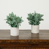 image:imageNearly Natural 8 in Artificial Mixed Eucalyptus Plant Planter Set of 32