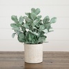 image:imageNearly Natural 8 in Artificial Mixed Eucalyptus Plant Planter Set of 33