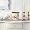 image:imageNearly Natural 8 in Tuscan Ceramic Floral Print Planter for Home Decor