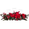 image:imageNearly Natural Artificial Hydrangea Christmas Centerpiece Candle Holder