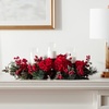 image:imageNearly Natural Artificial Hydrangea Christmas Centerpiece Candle Holder
