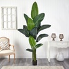 image:imageNearly Natural Travelers Palm Artificial Silk Trees Green 14D x14W x7 Ft