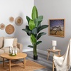 image:imageNearly Natural Travelers Palm Artificial Silk Trees Green 14D x14W x7 Ft