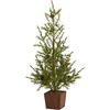 image:imageNearly Natural 28in Alpine Small Artificial Christmas Tree with Pinecones