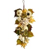 image:imageNearly Natural 33 Fall Sunflower Hydrangea Pumpkin Artificial Teardrop