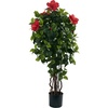 image:imageNearly Natural 4 ft Artificial Hibiscus Flowering Tree with Nursery Pot