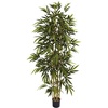 image:imageNearly Natural 6 ft Artificial Bamboo Tree with Natural Wood Trunks