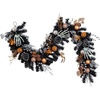image:imageNearly Natural 6ft Black Artificial Halloween Garland with Creepy Hands