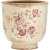 image:imageNearly Natural 75 in Tuscan Ceramic Floral Print Planter for Decor