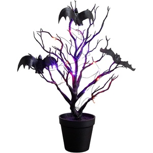 image:imageNearly Natural 2ft PreLit Black Spooky Twig Tree Halloween Decor1ft 4in