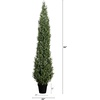 image:imageNearly Natural 7ft UVResistant Artificial Boxwood Topiary Tree  Lifelike Faux Greenery for Indoor and Outdoor Decor Includes Nursery Planter Perfect for Home Office or Outdoor Covered Patio Use