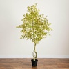 image:imageNearly Natural 7ft Autumn Nandina Artificial Fall Tree  Harvest Season Foliage Display