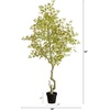 image:imageNearly Natural 7ft Autumn Nandina Artificial Fall Tree  Harvest Season Foliage Display