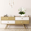 image:imageNearly Natural Artificial Phalaenopsis Orchid Arrangement with Bowl Vase