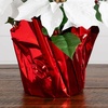 image:imageNearly Natural 13in Red Artificial Poinsettia in Planter Set of 2White