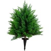 image:imageNearly Natural 15 in UVResistant Artificial Cedar Bush Set of 219 in