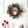image:imageNearly Natural 24in Joy and Berries Artificial Christmas Wreath