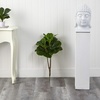 image:imageNearly Natural 25ft Fiddle Leaf Fig Artificial Tree No Pot