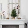 image:imageNearly Natural 2ft Artificial Christmas Tree with 35 Clear LED Lights in Decorative Basket