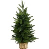 image:imageNearly Natural 2ft Artificial Christmas Tree with 35 Clear LED Lights in Decorative Basket