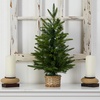 image:imageNearly Natural 2ft Artificial Christmas Tree with 35 Clear LED Lights in Decorative Basket