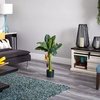image:imageNearly Natural 3 ft Artificial Banana Tree with Pot Faux Room Decor Plant