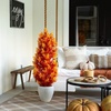 image:imageNearly Natural 4ft UV Resistant Autumn Artificial Fall Cedar Tree  IndoorOutdoor