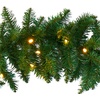 image:imageNearly Natural 9ft PreLit Pine Artificial Christmas Garland 50 LEDs