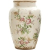 image:imageNearly Natural 125 in Tuscan Ceramic Floral Print Vase for Home Decor